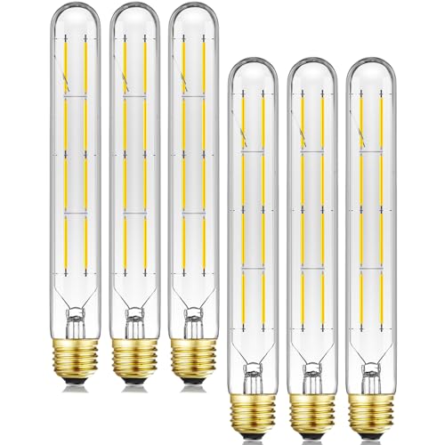 8.9 Inch E26 LED Light Bulb 8W Dimmable E26 Tubular Bulb 75 Watt - color: 8w=75w Cool White 5000k