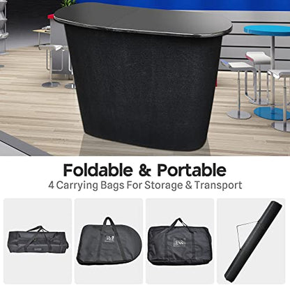 Portable Pop Up Podium Counter Table Stand Promotion Retail Trade Show