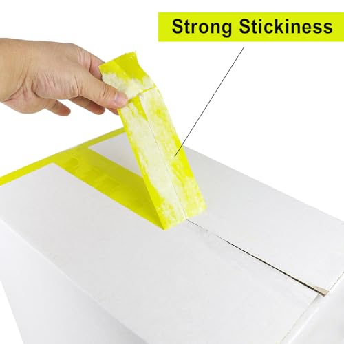BOMEI PACK Light Yellow Packing Tape Refills - 6 Rolls of Heavy Duty Shipping and Moving Packing Tape - Yellow Strong Packaging Tape for Boxes, Packing and Moving Supplies - 1.88 in. x 60 Yards - color: light yellow