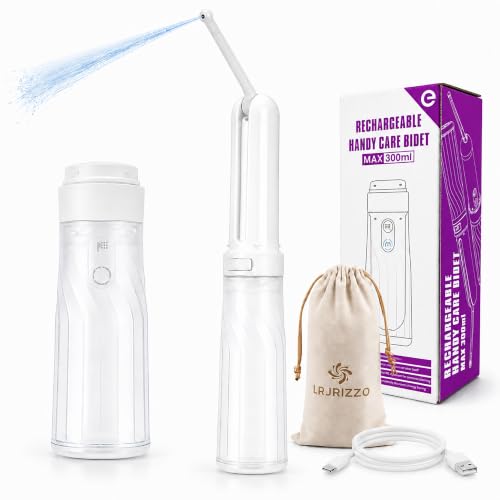 Electric Portable Bidet for Travel – Handheld Bidet with 3 Pressure Modes - color: White