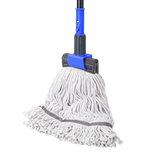 KeFanta Heavy Duty Mops for Floor Cleaning,60" Commercial Industrial Mop - size: 1 large industrial mop - Blue