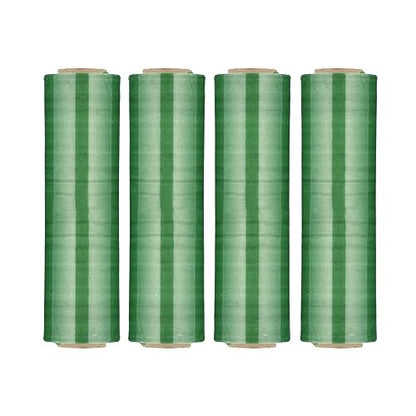 PSBM Dark Green Stretch Wrap, 8 Rolls 18 Inch x 1000 Feet 100 Gauge, Heavy Duty Plastic Wrap Industrial Strength Shrink Film for Moving, Packing & Shipping - color: Green, size: 8 Rolls