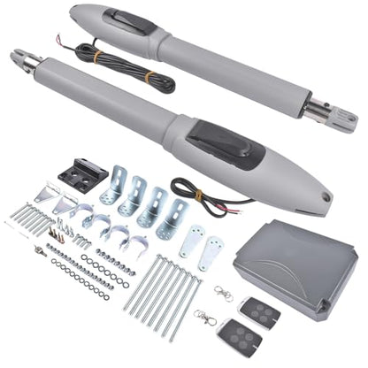 Automatic Dual Swing Gate Opener Kit for Doors up to 660lb*2 with Remote