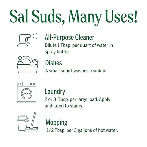 Dr. Bronner's Sal Suds All-Purpose Cleaner, Fir & Spruce, 32 oz - size: 32 Fl Oz (Pack of 1)