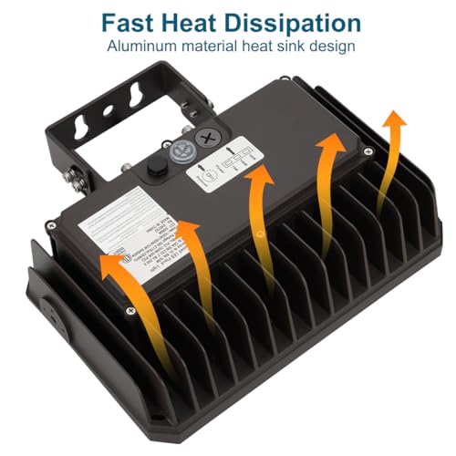 LED Flood Light 150W/100W/75W Adjustable with Trunnion Mount