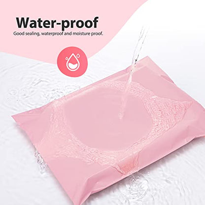 Fuxury Poly Mailers 14.5x19 Inch 50pc Shipping Bags for Small Business Pink - color: Light Pink, size: 14.5x19" 50pcs