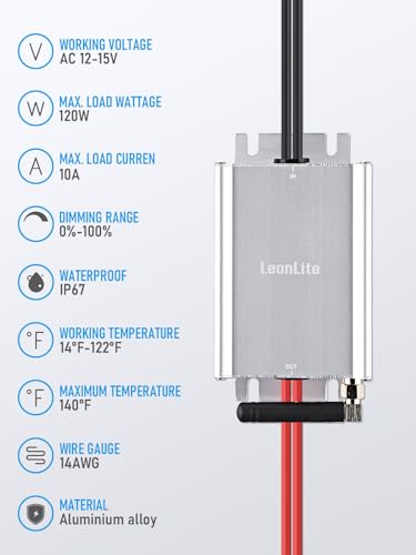 LEONLITE 120W AC Low Voltage Dimmer for Landscape Lighting