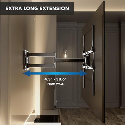 Mount-It! The Beast XXL Long Arm TV Wall Mount, 75-140" - style: Indoor - XL