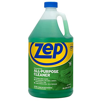 Zep All-Purpose Cleaner and Degreaser - 1 Gallon (1 Unit) ZU0567128 - Heavy Duty Industrial Cleaner for Business & Household Used in Kitchen,Countertops,Appliances,Walls and Floor Surfaces (Pack of 4) - size: 128 Fl Oz (Pack of 4)