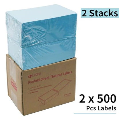 LLIKED 4" x 6" Direct Thermal Labels 1000 Shipping Labels Commercial Grade - size: 1000 Labels