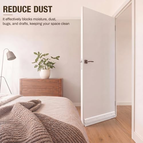 FoldTier 2 Pcs All-Season Door Sweep for Bottom of Door, 1-5/8 x 36 Inch