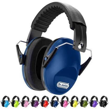Dr.meter Toddler Ear Protection Ear Muffs, Kids Noise Cancelling Headphones - color: Dark Blue