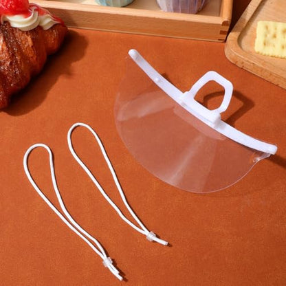 OSALADI 8pcs Chef Food Service Reusable Anti- for Restaurants Washable Face Masks Bulk Pack