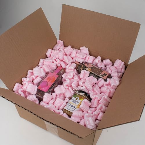 MagicWater Supply Packing Peanuts for Shipping - Pink, S Shaped - .5 Cu Ft - size: 1/2 Cu Ft
