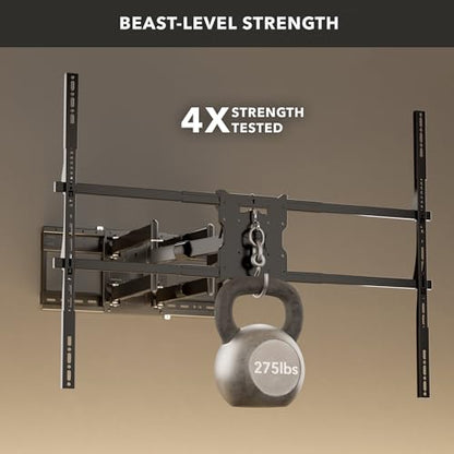 Mount-It! The Beast XXL Long Arm TV Wall Mount, 75-140" - style: Indoor - XL