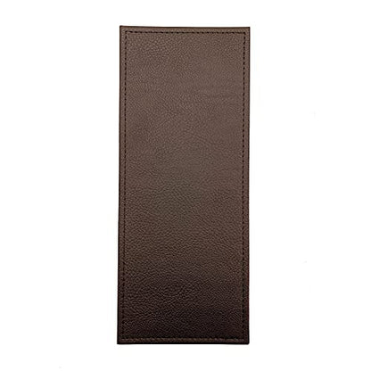 Menu Holders Made of Premium Faux Leather - Single Panel (10-Pack) Menu Covers Single Page (Brown, 4.25" x 11") - color: Brown, size: 4.25" x 11"