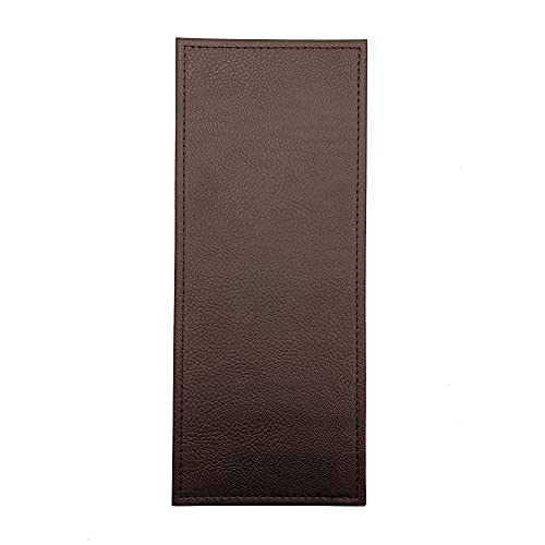 Menu Holders Made of Premium Faux Leather - Single Panel (10-Pack) Menu Covers Single Page (Brown, 4.25" x 11") - color: Brown, size: 4.25" x 11"