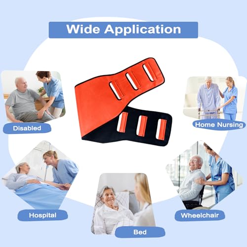 Transfer Belt Transfer Sling Padded Gait Belts with Seniors Patient Lift - color: Orange 2