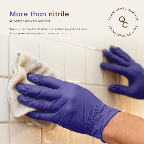 Supmedic SUP Exam Plus® Nitrile Gloves, Powder-Free Disposable Lab Violet - color: Small (Lab Violet 1000)