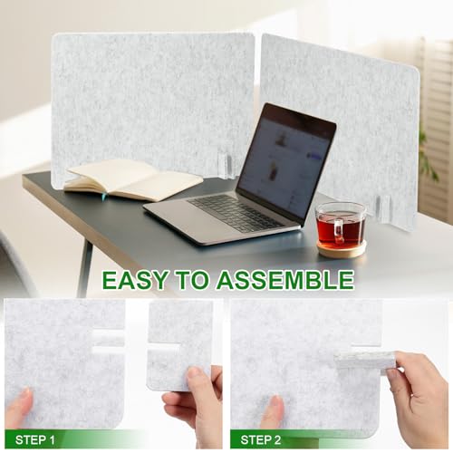 PATIKIL Desk Dividers 24" x 24",with 4Pcs Support Feet, Black Style B - color: Black Style B, size: 24" x 24"