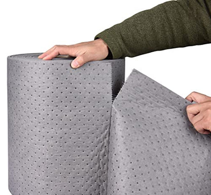 A A IN 2pack Oil Absorbent Pads, Oil Maintenance Mat Roll - style: 2pack 150' L x 15"