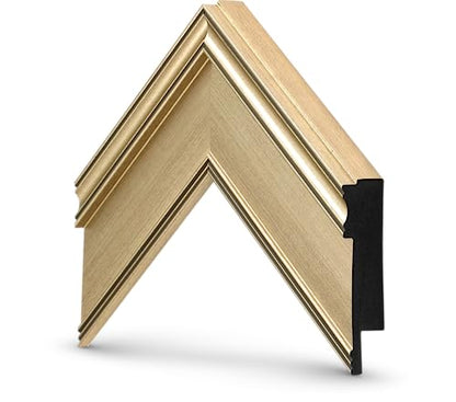 Champagne 50" Deco TV Frame for Samsung The Frame/Pro TVs - size: 50"