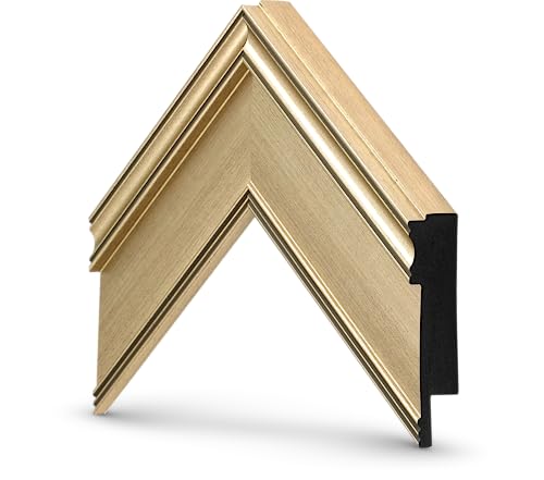 Champagne 55" Deco TV Frame for Samsung The Frame/Pro TVs - size: 55"
