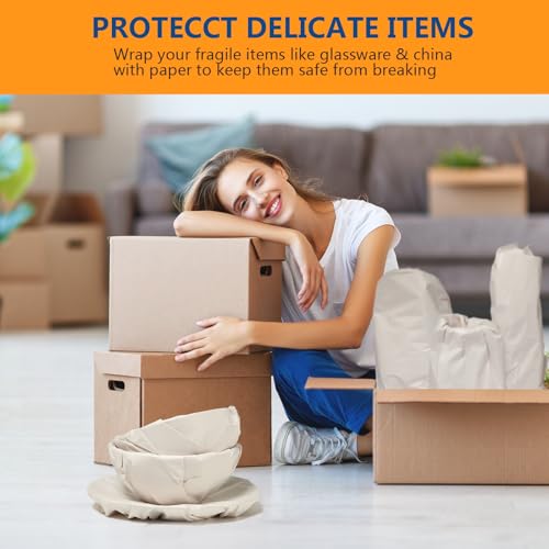 200 SHEETS 27”x15” Packing Paper Sheet for Moving Shipping Wrapping Packing Box Newsprint Paper Moving Paper Moving Supplies Protecting Fragile Items Glass China Dishes Packing (200SHEETS) - style: 200SHEETS