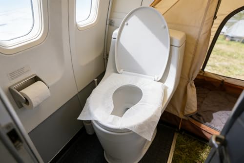 Toilet Seat Covers, 20-Pack Disposable Flushable Travel Covers