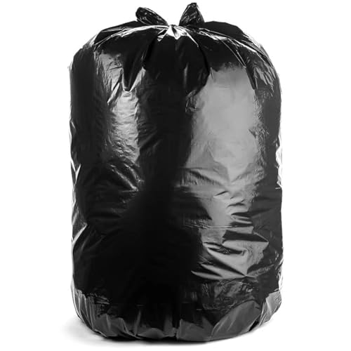 Ultrasac 55-60 Gallon Black Ultra Heavy Duty Trash Bags - 15 Count, 6.0 Mil
