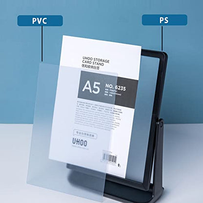 ABS Plastic Sign Holder (Black A5 148×210mm/ 5.83×8.27 inches)