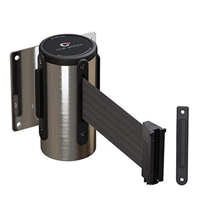 CCW 11 Ft Retractable Belt Barrier - color: Dark Grey