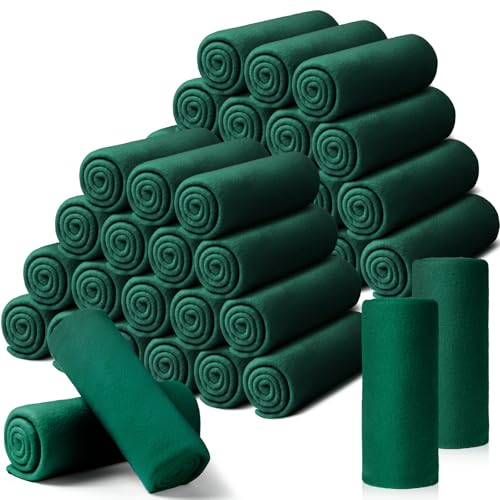 Kinlop Fleece Blanket Bulk 60 x 50 Inch Soft Lightweight Fleece Cozy Blanket Warm Throw Plush Pet Throw for Bed Couch Sofa Home Office Wedding Gifts Travel Camping(Turquoise Green,40 Packs) - color: Turquoise Green