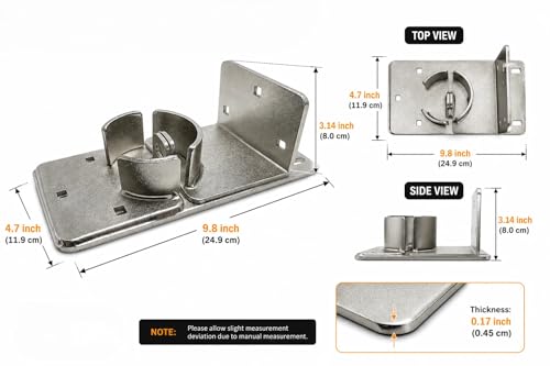 Stainless Steel Roll-Up Garage Door Lock Kit