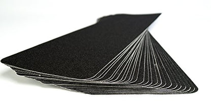 Non-Slip Stair Treads (25 Pack) for Indoor & Outdoor Steps – Anti-Slip Pre-Cut Adhesive Grip Tape to Increase Slip Resistance on Stair Nosing & Edges - size: 25 Pack