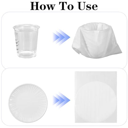 COMNICO 150 Pc Cushion Foam Pouche 8'' x10'' Glass Cup Plate Protector