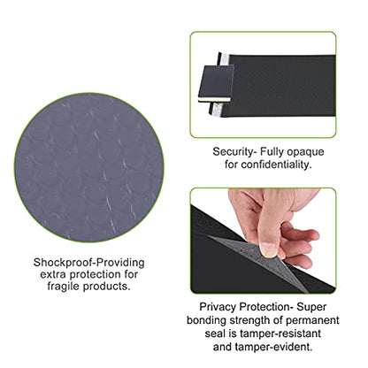 #0 25 PCS 7x9 Inch Poly Bubble Mailers, Padded Envelopes Bags with Peel and Seal for CD, Gift, Packing and Shipping, Keep Safe and Protected, Black (Usable Size: 6x9 Inch) (25, Black) - color: Black