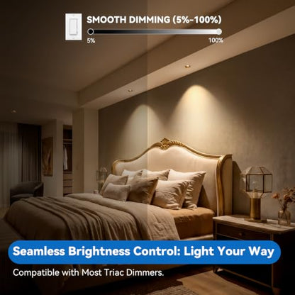 CycevSun 2 Inch Anti-Glare Gold Recessed LED Lights COB Spotlight, 6-Pack - color: Gold, size: 2 Inch