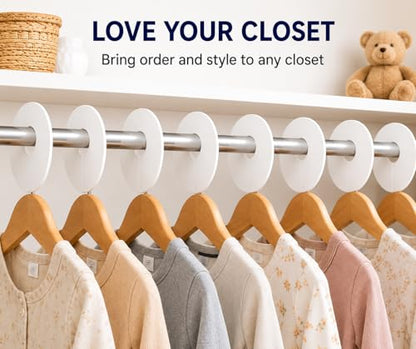 18 Pack White Acrylic Shelf Dividers for Closet Organization - size: 18Pack