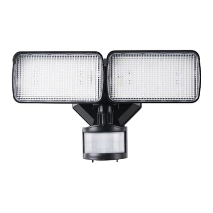 Sylvania 18W Security LED Light with Motion Sensor, Hardwired, 2000 LMS, Wet Rated, 5000K, Daylight - 1 Pack (66476) - color: Black, style: 18W Motion Sensor