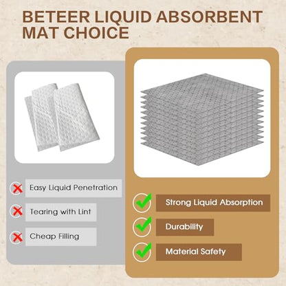 Oil Absorbent Pads, 5.5 oz Oil Absorbent Mat 16" x 18" 200 Pack - size: 16" W x 18" L, 5.5 oz