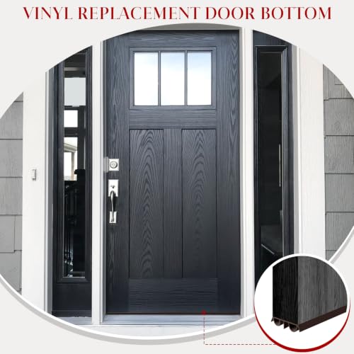 2 Pcs 36" Brown Double Bubble Kerf Door Sweep - color: Brown