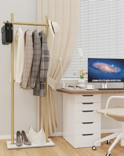 Industrial Clothes Racks,Metal Garment Trees,68.9in,Gold,Small - color: Gold, size: 19.7*11.8*68.9in