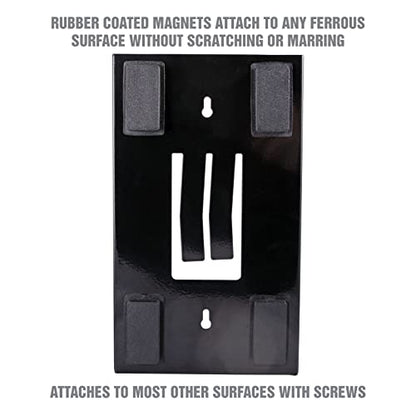 OEMTOOLS Magnetic Glove Dispenser with 4 Powerful Magnets - color: Black