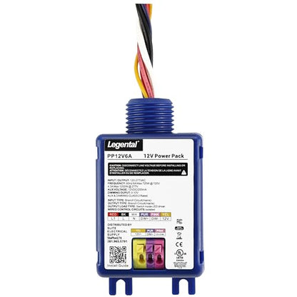 12V Power Pack for Low Voltage Sensor,120-277VAC Input, 0-10V Dimming, Relay Built-in