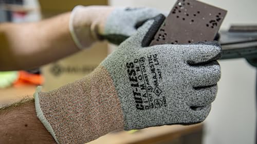 Majestic Cut-Less Dyneema Glove with Polyurethane Palm | 13 Gauge Liner, Pre-Curved Finger, Lightweight, Breathable| - size: Medium, style: 1 Pair