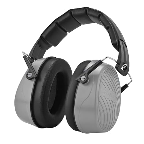ZOHAN 019 Noise Cancelling Headphones for Adult - NRR 28dB Hearing Protection for Working, Shooting, Mowing, Autism - color: 1 Pack-grey