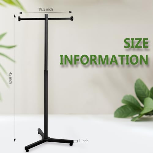 Blulu 45'' Adjustable Shopping Bag Rack Heavy Duty Bag Stand, 1 Pcs, Black - color: Black