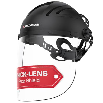 ARCCAPTAIN Anti-Fog Face Shield for Grinding and Cutting, Full Face Mask - color: Fog-free