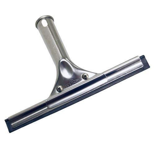 Unger Professional 8” Stainless Steel Window & Glass Cleaning_Squeegee - Cleaning Supplies, Heavy Duty Squeegee for Window Cleaning, Streak Free Results (Pack of 10) - size: 8-inch (Pack of 10), style: Squeegee